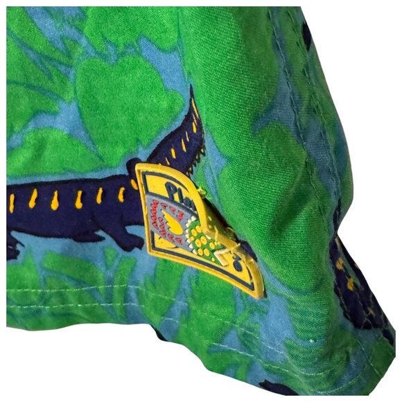 Plaid Fish Size 7 Kids Swim Trunks / Bottoms / Shorts - Alligators / Crocodiles - Picture 8 of 8